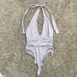 Urban Outfitters Light Gray Bodysuit
